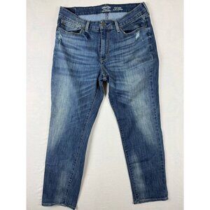 Signature By Levi Strauss & Co Women's Slim Cuffed Ankle Jeans Mid Rise Blue W31